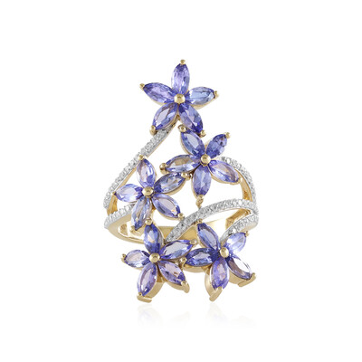 9K Tanzanite Gold Ring (SUHANA)