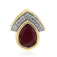 9K Burmese Ruby Gold Pendant