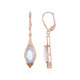 White Moonstone Silver Earrings (KM by Juwelo)