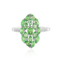 Tsavorite Silver Ring