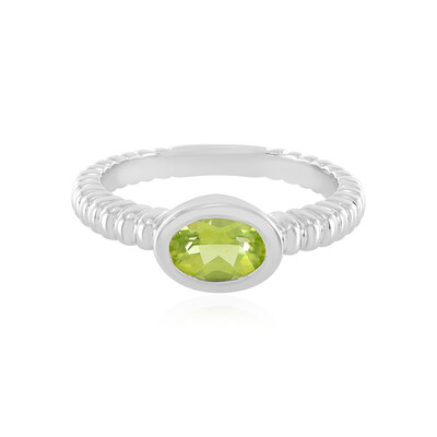 Arizona Peridot Silver Ring