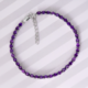 Zambian Amethyst Silver Bracelet