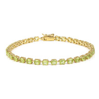 Peridot Silver Bracelet