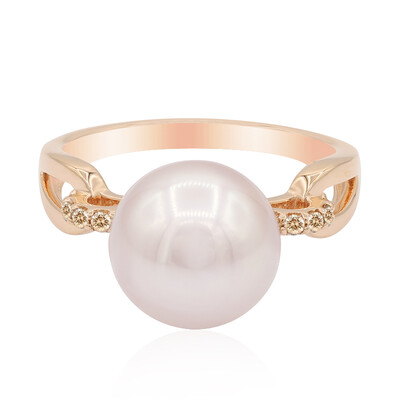 9K Pink Ming Pearl Gold Ring (TPC)