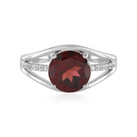 Mozambique Garnet Silver Ring