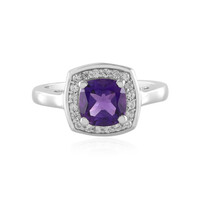 Siberian Amethyst Silver Ring