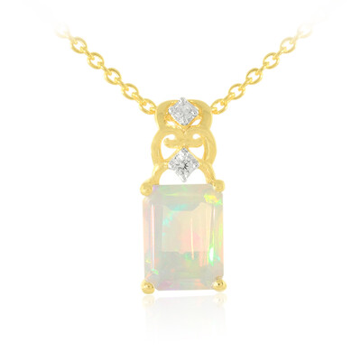 Welo Opal Silver Necklace