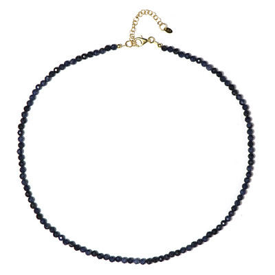 Blue Sapphire Silver Necklace