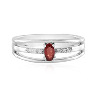 Tanzanian Ruby Silver Ring