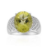 Ouro Verde Quartz Silver Ring