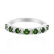 Russian Diopside Silver Ring