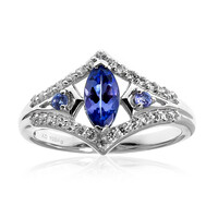 Tanzanite Silver Ring