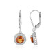 Madeira Citrine Silver Earrings