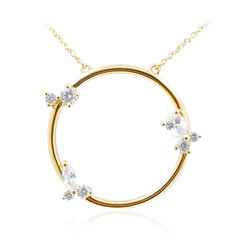 9K Zircon Gold Necklace (de Melo)