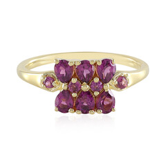 Rhodolite Silver Ring