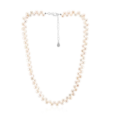 Freshwater pearl Silver Necklace (TPC)