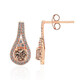 Morganite Silver Earrings