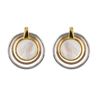 Mother of Pearl Silver Earrings