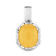 Milky Baltic Amber Silver Pendant (dagen)