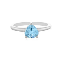 Sky Blue Topaz Silver Ring