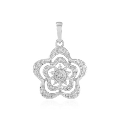 Zircon Silver Pendant