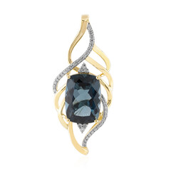 9K London Blue Topaz Gold Pendant (Rifkind 1894 Collection)