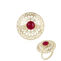 9K Madagascar Ruby Gold Ring (Ornaments by de Melo)