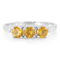 Citrine Silver Ring