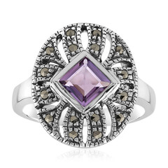 Amethyst Silver Ring (Annette classic)