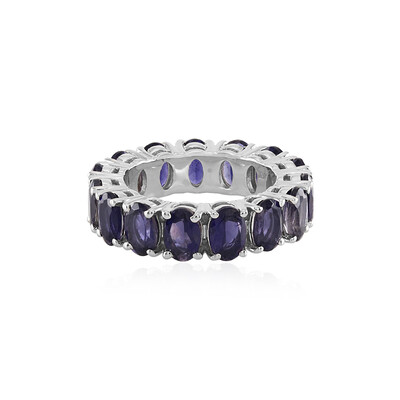 Iolite Silver Ring