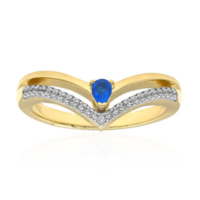 9K Hauynite Gold Ring