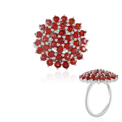 Tanzanian Ruby Silver Ring