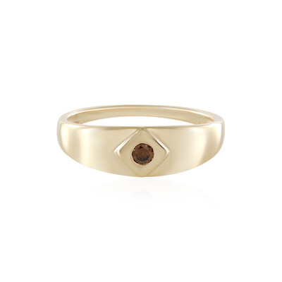 9K I2 Brown Diamond Gold Ring