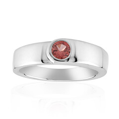 Brazilian Pink Tourmaline Silver Ring (Pallanova)