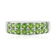 Russian Diopside Silver Ring