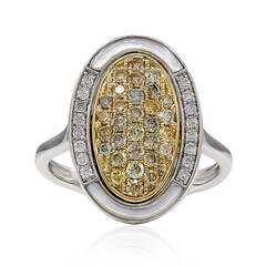 14K SI2 Fancy Diamond Gold Ring (CIRARI)