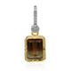 9K Bi Colour Tourmaline Gold Pendant