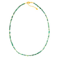 Brazilian Emerald Silver Necklace