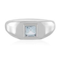 Brazilian Aquamarine Silver Ring