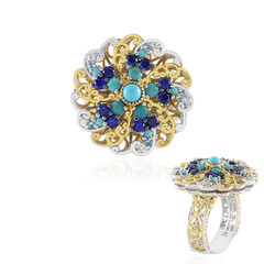 Sleeping Beauty Turquoise Silver Ring (Gems en Vogue)