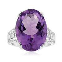 Amethyst Silver Ring