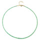 Zambian Emerald Silver Necklace