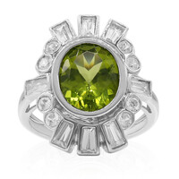 Peridot Silver Ring