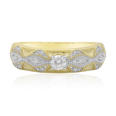 9K SI1 (G) Diamond Gold Ring (Annette)