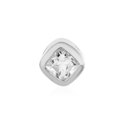 White Topaz Silver Pendant (MONOSONO COLLECTION)