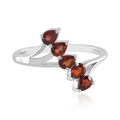 Mozambique Garnet Silver Ring