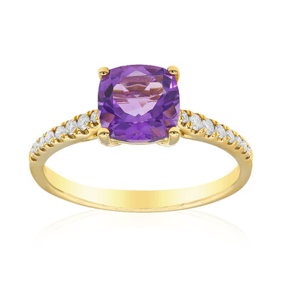 10K Amethyst Gold Ring