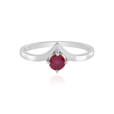 Madagascar Ruby Silver Ring