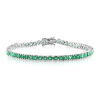 Brazilian Emerald Silver Bracelet