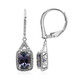 14K Unheated Tanzanite Gold Earrings (CIRARI)